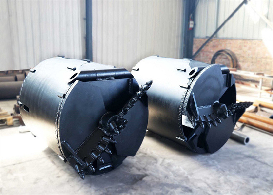 cubeta da perfuração de rocha de Rig Tool 900mm da perfuração 1050kg de 1200mm com corte dos dentes