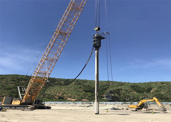 Equipamento elétrico de Vibroflot 1200rpm Vibroflotation da coluna da pedra da alimentação para a melhoria à terra
