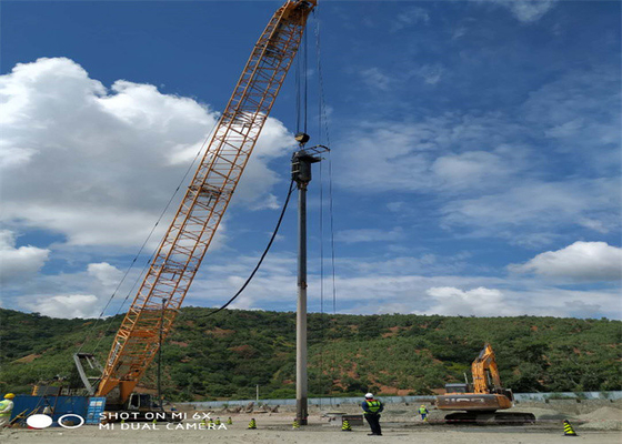 consolidação de pedra elétrica hidráulica de Vibroflotation das colunas de Vibroflot da alimentação da parte inferior 150kw