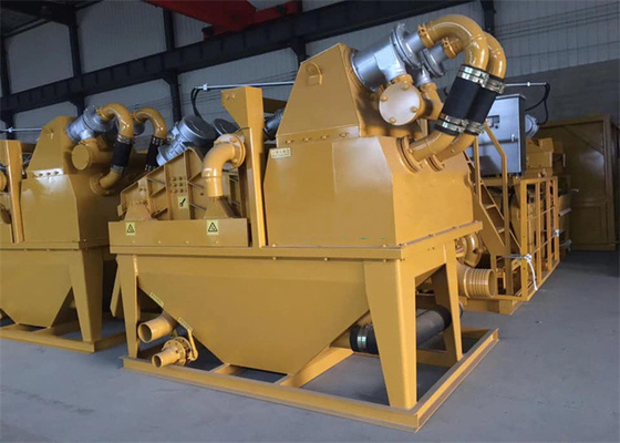 a água da fundação de Desander Pilling da lama de perfuração de 20.7kw 3m refina a máquina