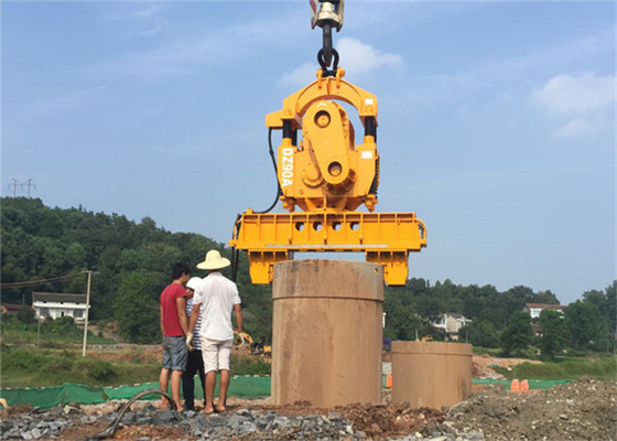 Máquina escavadora hidráulica Mounted Vibro Hammer da pilha de folha para Cranerough 300KW